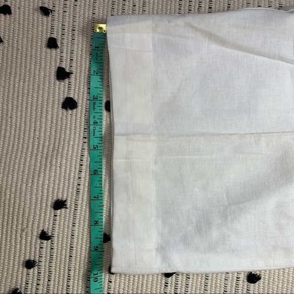 Lily Pulitzer Ivory Linen Cotton Blend Wide Leg - Picture 10 of 10